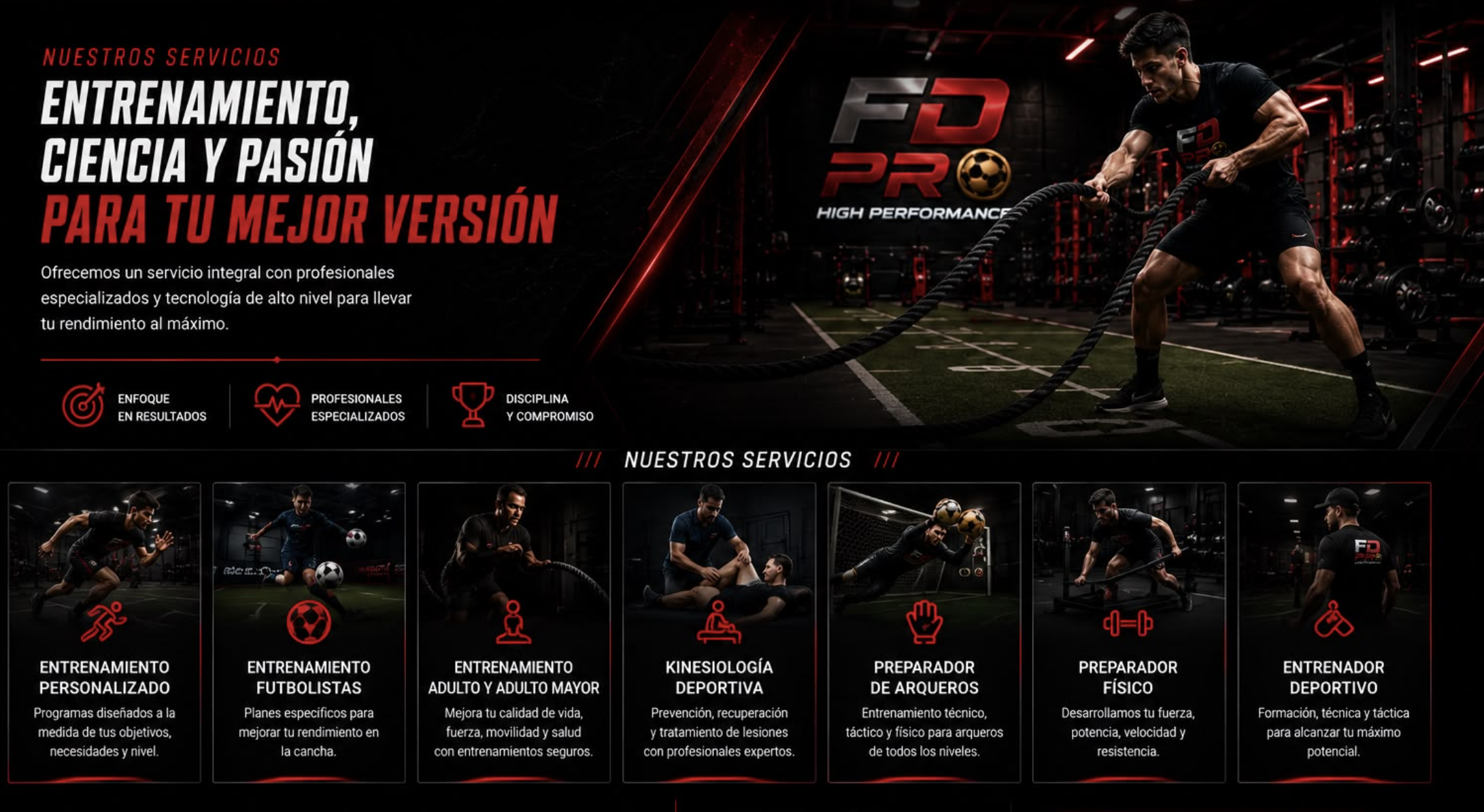 Servicios de FD Pro High Performance